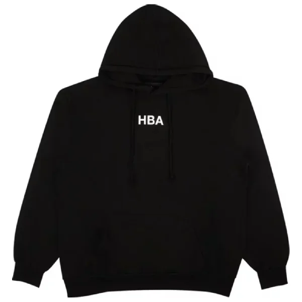 HBA Simple Black Hoodie
