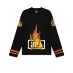 Black Sweatshirt With HBA Fire Logo