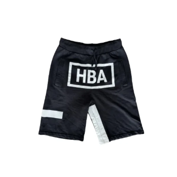 Black HBA Logo Shorts