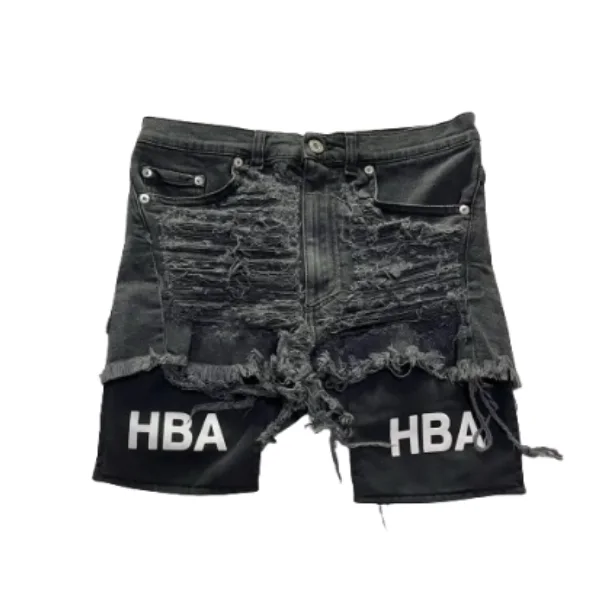 HBA Black Denim Short
