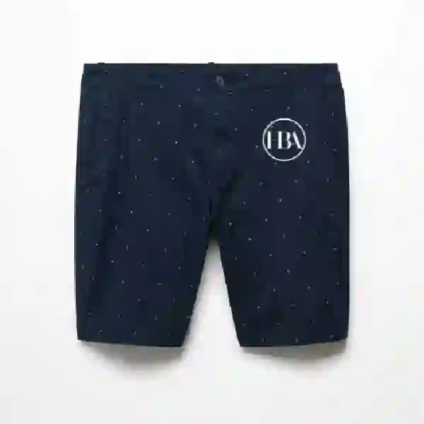 HBA Blue Dotted Shorts