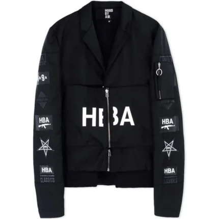 HBA Jacket With Fornt Zip Logo